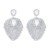 E occidental style drop diamond tassel earrings  exaggerating atmospheric elegant flash diamond banquet temperam