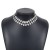 occidental style fully-jewelled temperament rhombus necklace  multilayer women chainnecklace