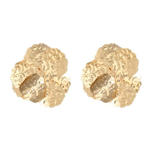 autumn Alloy flowers earrings occidental style exaggerating Earring woman pattern Metalearrings