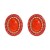  occidental style earrings Round ear stud woman fashion brief geometry Earringearrings