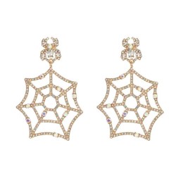  earrings spider earring woman occidental style exaggerating Alloy fully-jewel..