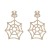  earrings spider earring woman occidental style exaggerating Alloy fully-jewelled spider