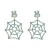  earrings spider earring woman occidental style exaggerating Alloy fully-jewelled spider