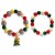 occidental style christmas bracelet lovely cartoon beads bracelet  christmas gift R