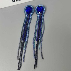 occidental style exaggerating temperament personality long style fully-jewelle..