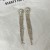occidental style exaggerating temperament personality long style fully-jewelled tassel love gem e