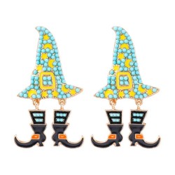 occidental style creative cartoon earrings Earring Pearl woman enamel earring