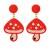 occidental style creative cartoon Pearl earrings lovely woman Earring