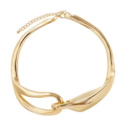 occidental style circle necklace brief surface chain fashion exaggerating temp..
