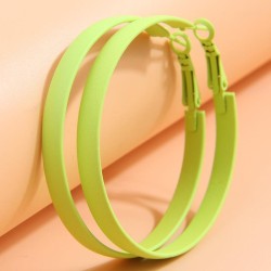 fashion concise color surface temperament woman buckle circle