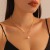  occidental style fashion Pearl necklace long style woman chain Bohemia Metal necklace