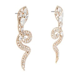  fully-jewelled pendant snake earrings personality high-end exaggerating Rhinestone earring stageearrings