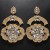occidental style fashion fully-jewelled exaggerating earrings retro flower Rhinestone earring banquet womanearri