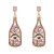  occidental style elements embed Rhinestone Word pendant lady fashion personality earrings