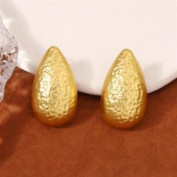  Bohemia high retro gold drop temperament trend all-Purpose earrings ear stud ..
