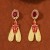  Bohemia high retro gold geometry temperament trend all-Purpose earrings ear stud Earring
