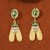  Bohemia high retro gold geometry temperament trend all-Purpose earrings ear stud Earring