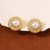  occidental style palace fashion diamond geometry Round temperament all-Purpose personality earrings ear 