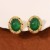 occidental style palace fashion diamond geometry Round temperament all-Purpose personality earrings ear stud E