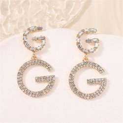 occidental style Word fashion temperament retro fully-jewelled high personalit..