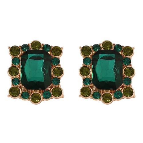 occidental style exaggerating geometry square fashion temperament all-Purpose trend fashion personality earring