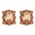 occidental style exaggerating geometry square fashion temperament all-Purpose trend fashion personality earring