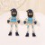  occidental style Santa Claus temperament fashion personality trend all-Purpose samll christmas earrings ear stud