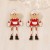  occidental style Santa Claus temperament fashion personality trend all-Purpose samll elegant earrings ear stud 