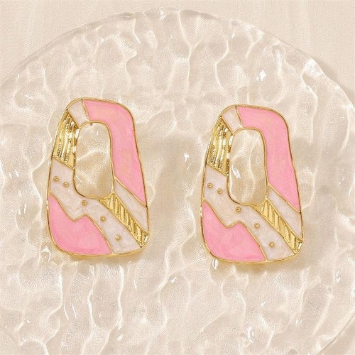  occidental style geometry annular temperament fashion personality trend all-Purpose samll elegant earrings ear 