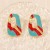  occidental style geometry annular temperament fashion personality trend all-Purpose samll elegant earrings ear 