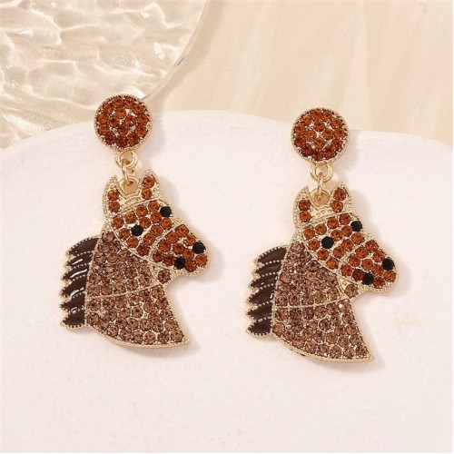 occidental style diamond lovely temperament high all-Purpose fashion earrings ear stud Earring