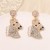 occidental style diamond lovely temperament high all-Purpose fashion earrings ear stud Earring