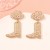 occidental style diamond Cowboy temperament high all-Purpose fashion earrings ear stud Earring