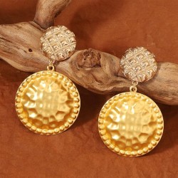  occidental style geometry Round high lovely temperament all-Purpose fashion p..