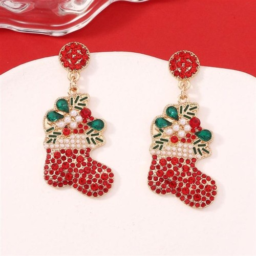  occidental style christmas christmas lovely temperament all-Purpose fashion personality earrings ear stud Earr