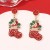  occidental style christmas christmas lovely temperament all-Purpose fashion personality earrings ear stud Earr