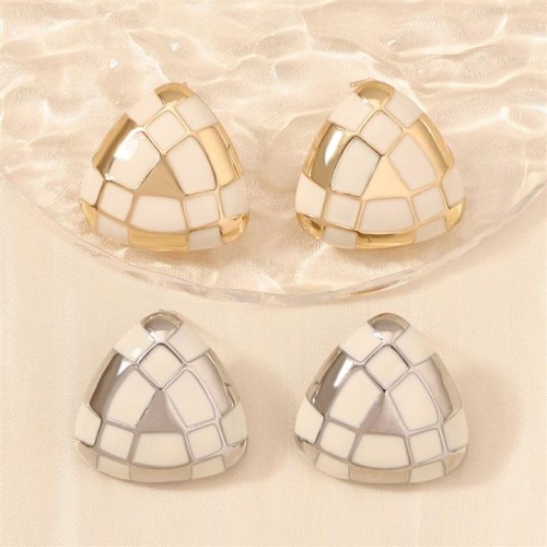  occidental style geometry triangle all-Purpose temperament fashion trend personality earrings ear stud Earring