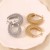  occidental style geometry annular all-Purpose set temperament fashion trend personality earrings ear stud Earrin