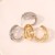  occidental style geometry annular all-Purpose set temperament fashion trend personality earrings ear stud Earrin