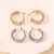  occidental style geometry annular all-Purpose set temperament fashion trend personality earrings ear stud Earrin