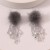  occidental style geometry samll wind temperament fashion trend personality earrings ear stud Earring