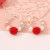  occidental style geometry Round samll wind temperament fashion trend personality earrings ear stud Earring