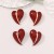  occidental style love heart-shaped temperament high fashion samll all-Purpose retro earrings ear stud Ear