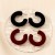  occidental style geometry annular temperament high fashion samll all-Purpose retro earrings ear stud Earring