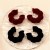  occidental style geometry annular temperament high fashion samll all-Purpose retro earrings ear stud Earring