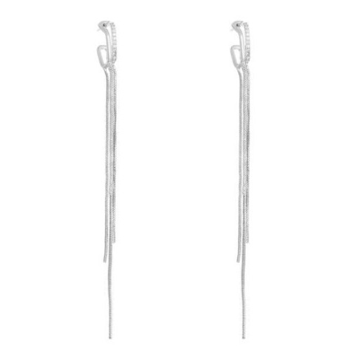 occidental styleins wind long style tassel earrings woman fashion personality diamond chain earring Ea