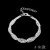   occidental style fashion claw chain Rhinestone weave style neckla