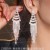 occidental style wind exaggerating fully-jewelled Oval zircon diamond long style