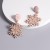 occidental style christmas snowflake earrings fashion Alloy earring diamond lady earrings new