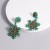 occidental style christmas snowflake earrings fashion Alloy earring diamond lady earrings new
